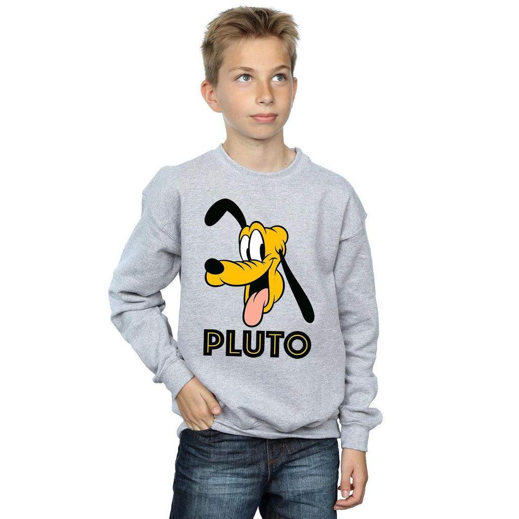 Disney Boys Pluto Face Sweatshirt