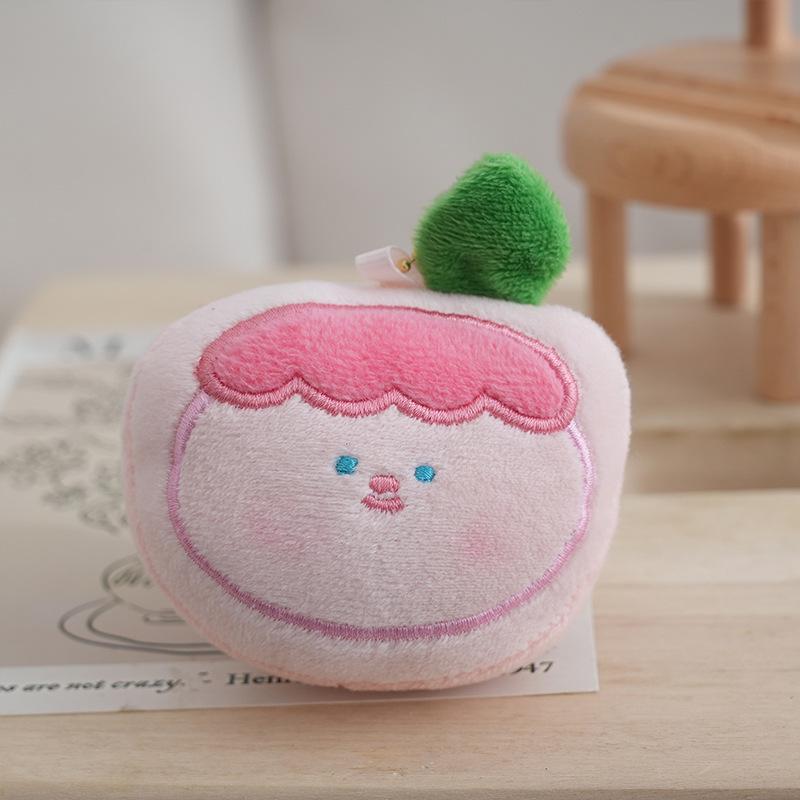 

Squeeze Toy Figurine Keychain: Cartoon Doll Backpack Charm & Gift 10cm рожевий