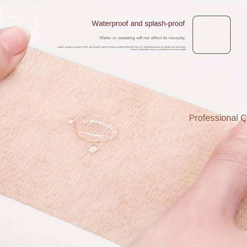1/10pcs Self Adherent Cohesive Bandage Wrap Stretch Non Woven Self Adhesive Tape - Skin Colour Athletic Elastic Bandage