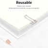 10Pcs Square Thickened Binder Clips - Metal Paper Clips - Office Supplies For Documents, Notes & Bookmarking