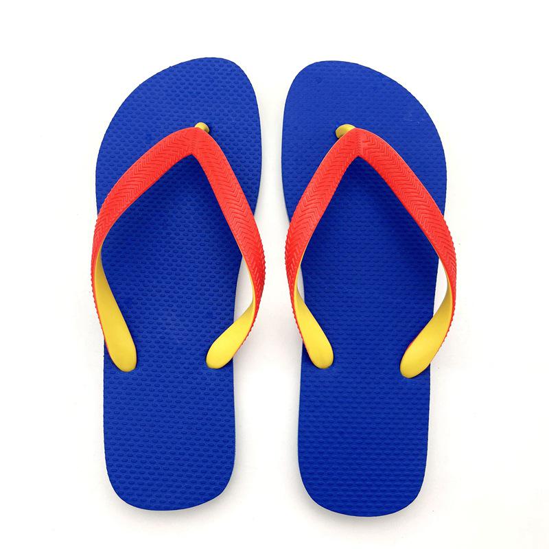Men s Plain Color Non-Slip Flip-Flops: Versatile, Trendy Summer Beach Sandals 40-41