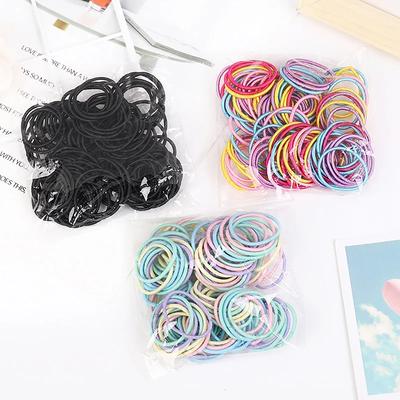 100/200/300 Stück Haarschmuck Mädchen Gummibänder Scrunchy Elastische Haargummis Kinder Baby Stirnband Dekorationen Haargummis