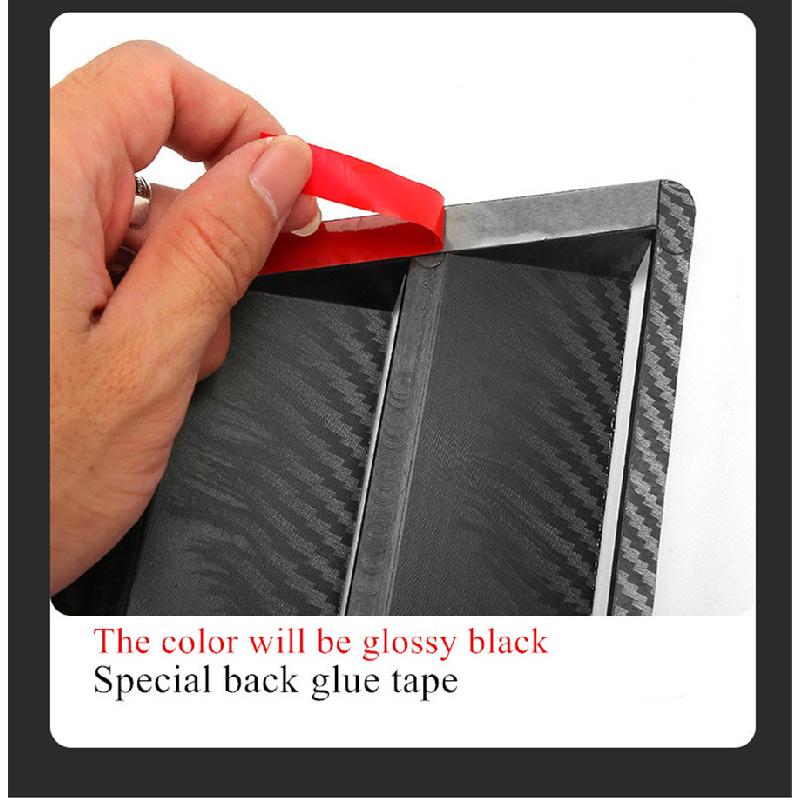 1 Pair Universal Car Front Hood Air Intakes, Vent Gills, Decorative Hood Cover, Air Intake, Glossy Black