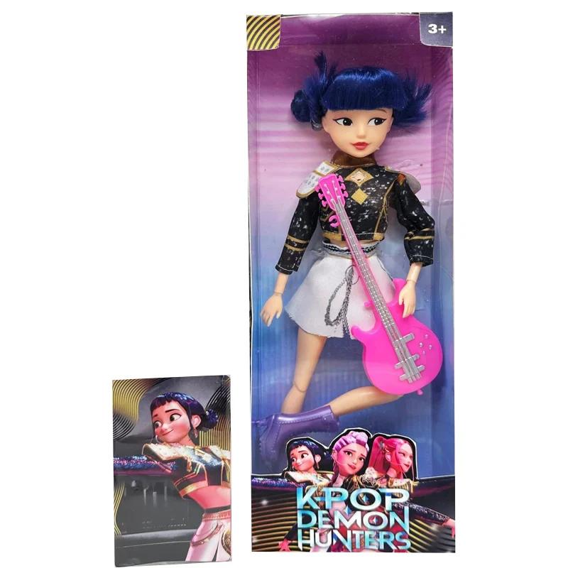 

……Kpop Demon Hunters Action Figure Toy Derpys Tiger Rumi Mira Zoey Sussy Theme Song Of Colorful Lights For Fans Christmas Gifts