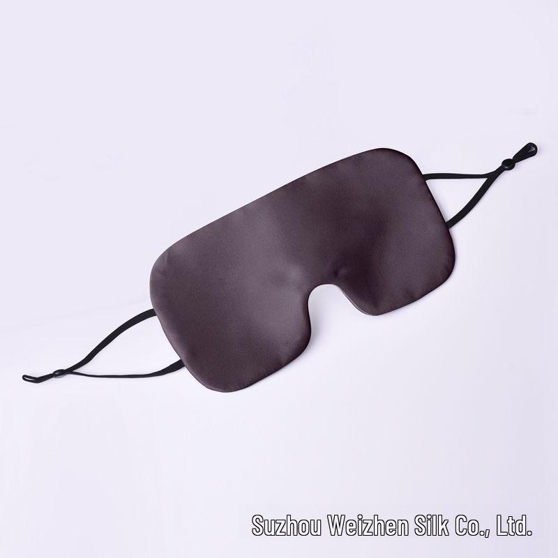 Adjustable Double-Sided Mulberry Silk Eye Mask for Sleep and Travel