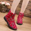 Women's Winter Ethnic-Style Fleece-Lined Non-Slip Snow Boots
