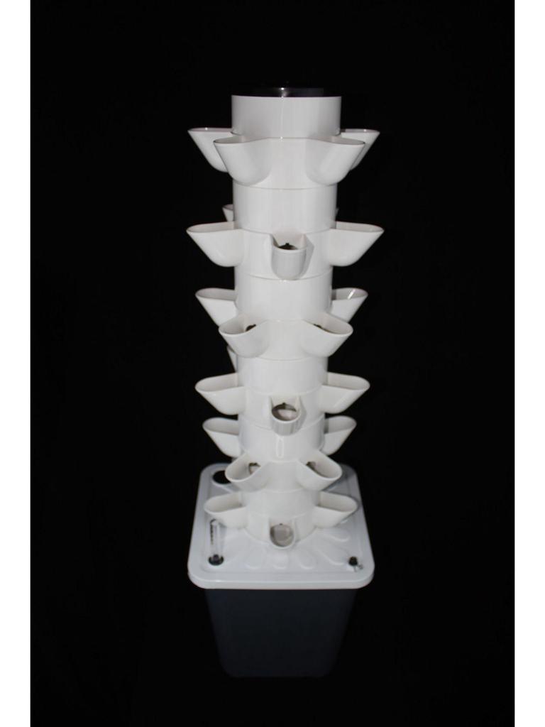 Mini Hydroponic Tower: Soilless Vegetable Growing Machine for Home or School Projects