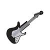 Hair Clip Guitar 2000s Stylish Bass Flat Clip Balletcore Hairpin Guitar Elegant Hair Clip for Bunches