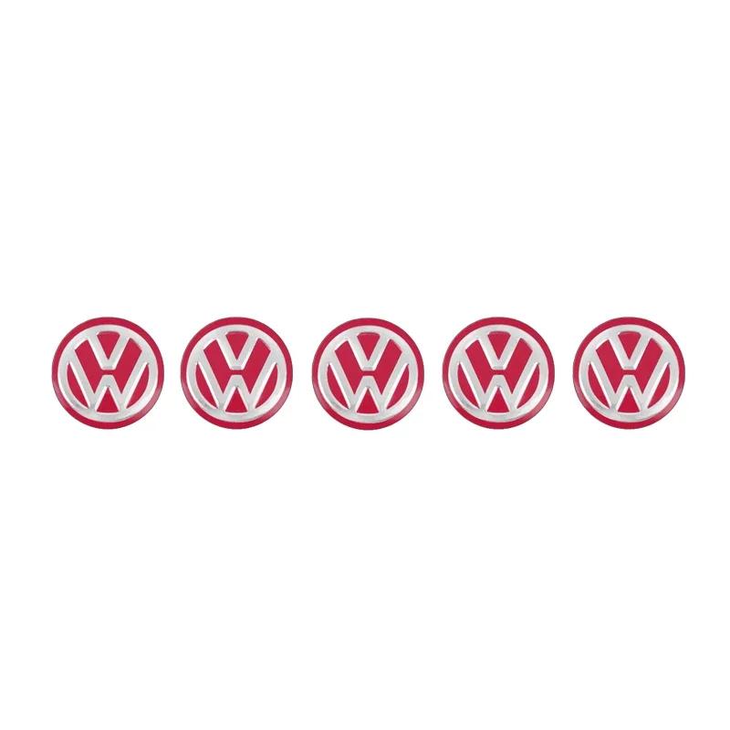 Lmn1 ·5/10Pcs 14mm Car Emblem Remote Key Stickers Badge For VW Polo Golf 5 7 Passat Tiguan Arteon Jetta Beetle CC Scirocco Taigo Cadd