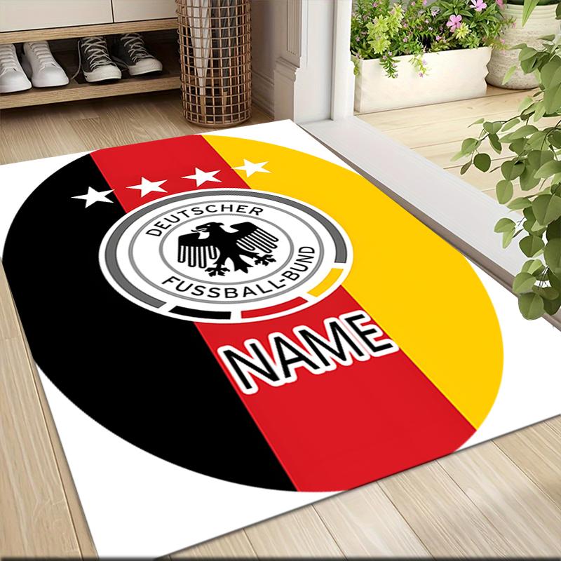 Custom Name Schalke Team Crest Carpet Rug Customizable Soft Washable Anti-Slip Home Living Room Sofa Mats Personalized Rug. 0909230