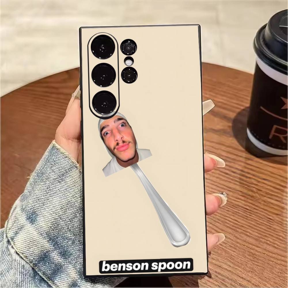 MemeS Of B-Boone Funny Printing Phone Case For Samsung S25,S24,S21,S22,S23,S20,Ultra,S26,Plus,Fe,Note,5G Black Cover