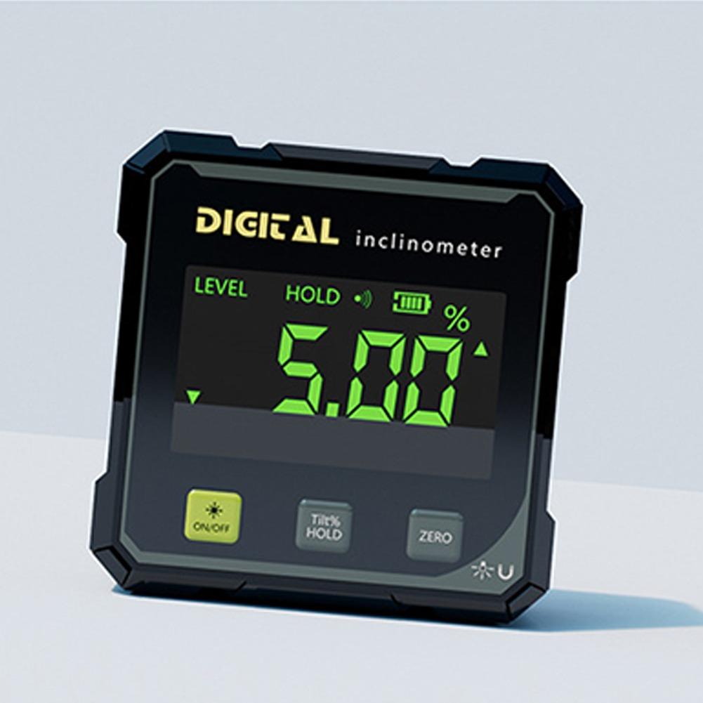 NEW Digital Display Inclinometer Professional Digital Angle Fnder 360° Magnetic Protractor Precision Level Box for Woodworking