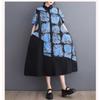 Loose Casual Shirt Skirt Printed Fashionable Dress