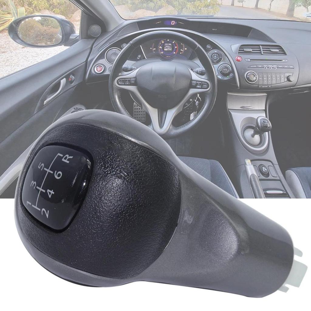 For Honda Civic 6-Speed Manual Gear Shift Knob (2006-2011) - Plastic Material