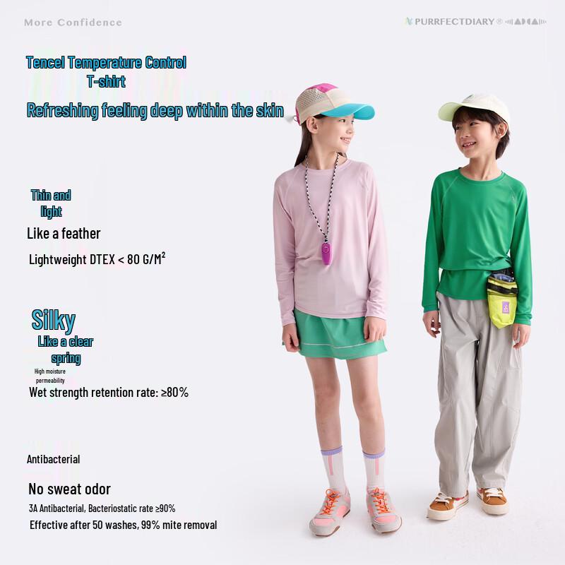 Gulu Diary Kids Tencel Breathable T-Shirt
