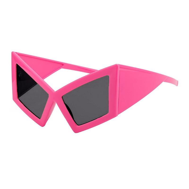 Cool Sunglasses, Future Glasses, Exaggerated Modern Sunglasses One Size розовый