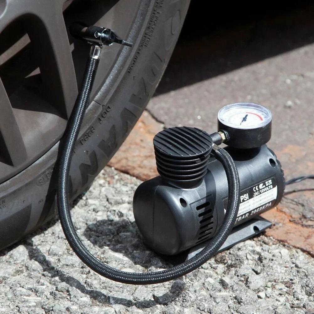 12V Auto Electric Air Pump 300psi Air Compressor Tire Mini Car Tire Inflator Auto Repair Accessories For Inflator High Quality