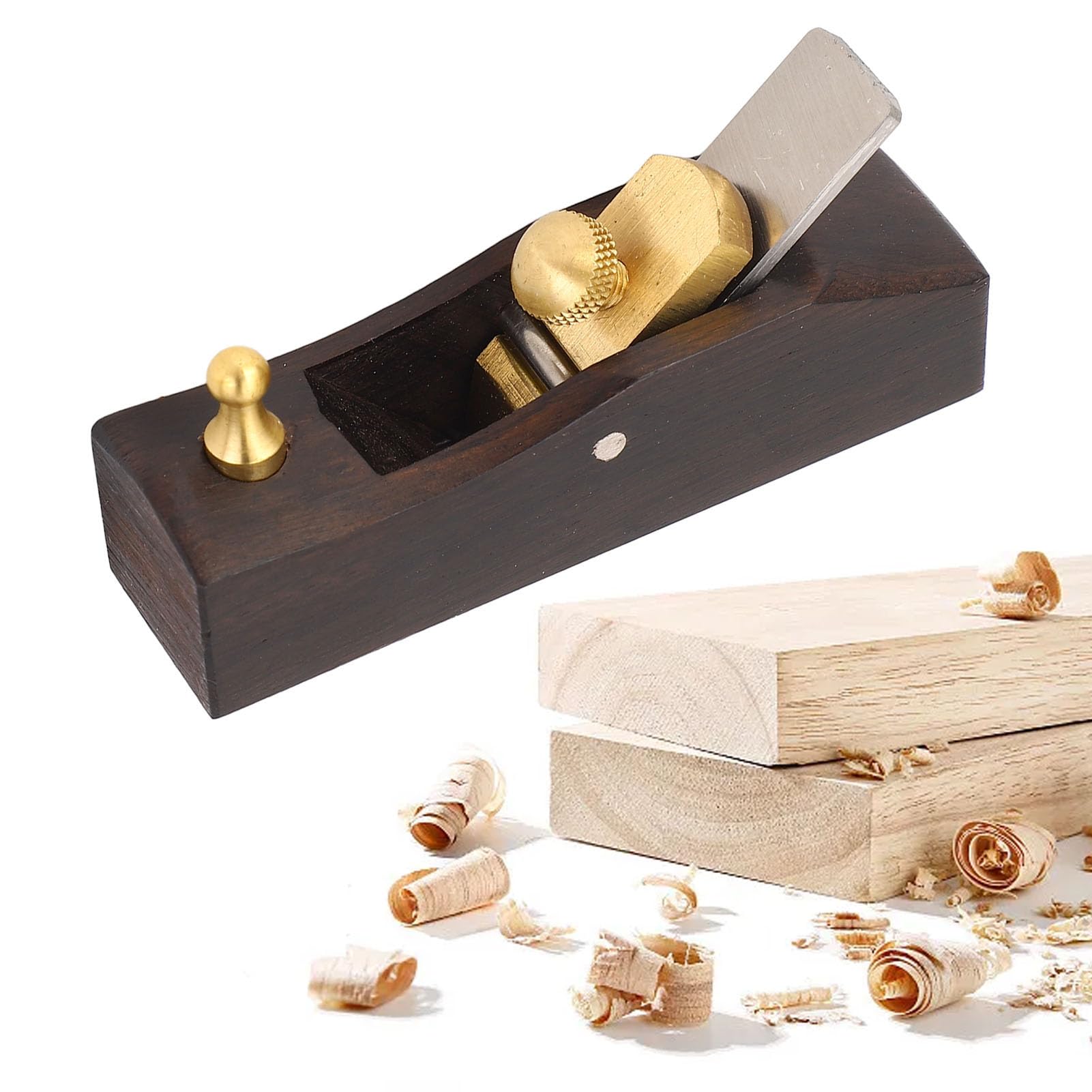 

Ebony Mini Mini Wood for Fine Compact Cutting 13mm Cutter Width Plane, Planer, High-Speed Steel, Flat-Bottom Plane, Work, DIY, Carpentry, Woodworking, чёрный