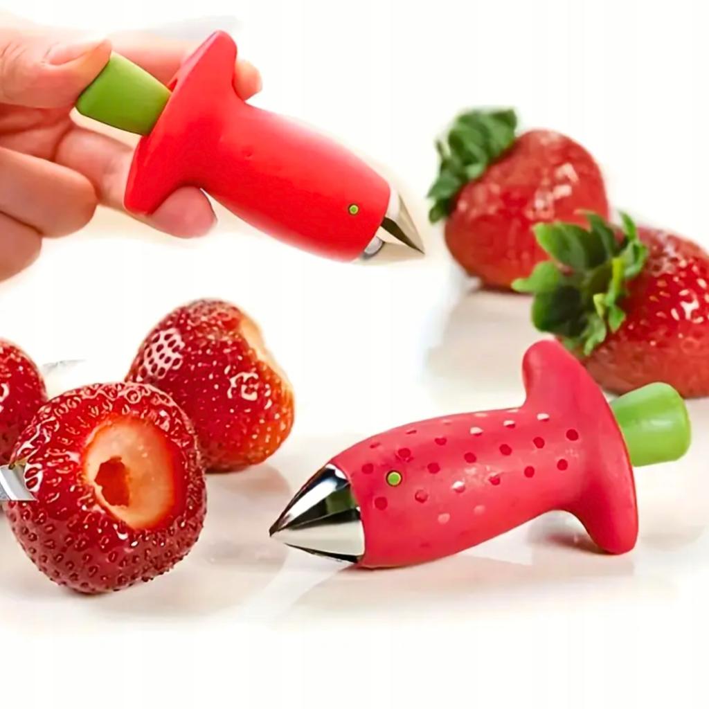 Strawberry Stem Tongs Peeler Stoning Device