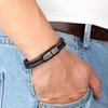 Pulsera de cuerda de cuero para hombre, 19/21/23 cm, estilo vintage, tejida a mano, para parejas, color negro, marrón, rojo y azul, elegantes pulseras casuales para hombre.