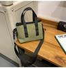 Crossbody bag women's small bag new personalized solid color portable simple shoulder bag trendy casual small square bag