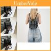 Trendy Black Silver And Colorful Minimalist Shoulder Backpack For Women 2024 Summer Style