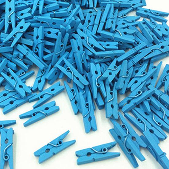 50 ks barevných dřevěných kolíčků na prádlo, lakované jednobarevné klipy, dekorativní kolíčky na prádlo, klipy na fotografie, DIY projekty