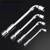 1Pc L Type Mini Wrench Pipe Perforation Elbow Universal Double Head Hex Socket Metric Wrench Kit 6 Point 6-15MM
