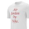 Мужская повседневная спортивная тренировочная футболка с коротким рукавом Air Jordan, белая AQ3761-100