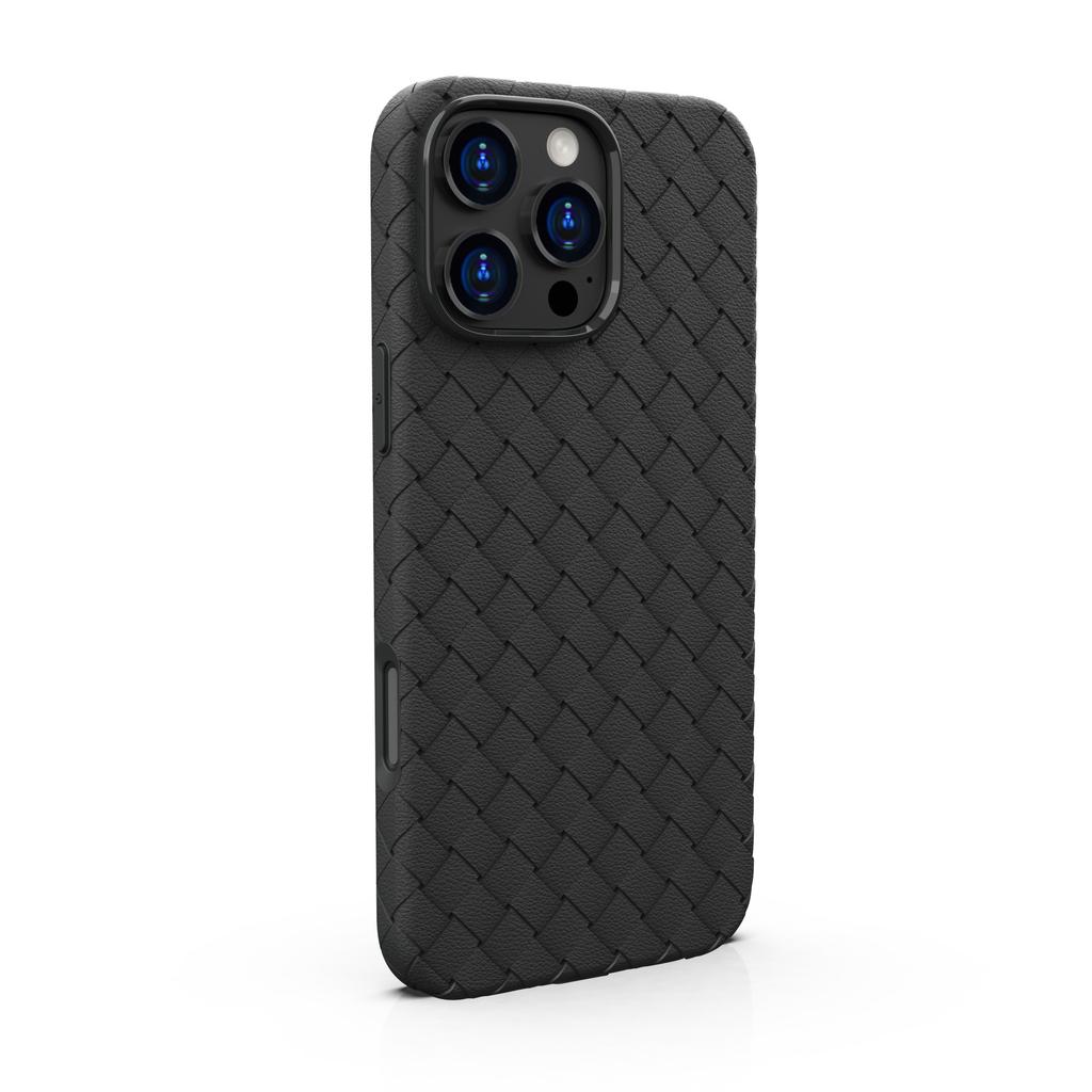 Ultra thin Cooling Apple 16 Woven Pattern Magnetic 15 ProMax Drop Protection Case Suitable for IPhone17 Phone Cases