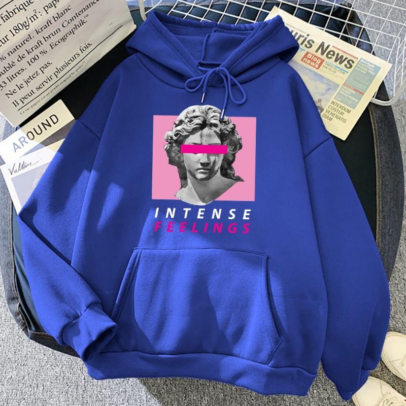 Intense Feelings Funny Hot Sale Hoodies Womens B