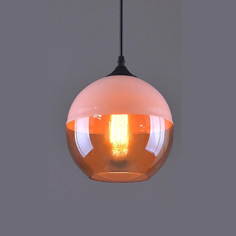 Nordic Retro Glass Pendant Light for Dining, Living Room, Bar, Cafe