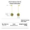Jewelry Valentine's Day earrings, temperament 925 exquisite original design Dunhuang caisson pattern medieval earrings