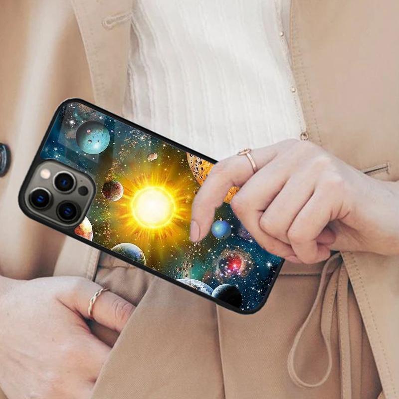 

Magic Space Moon Planet Magnetic Phone Case For APPLE iPhone 17 Air 16 14 13 12 Pro Max 15 Plus Wireless Charge MagSafe Cover iPhone 13mini