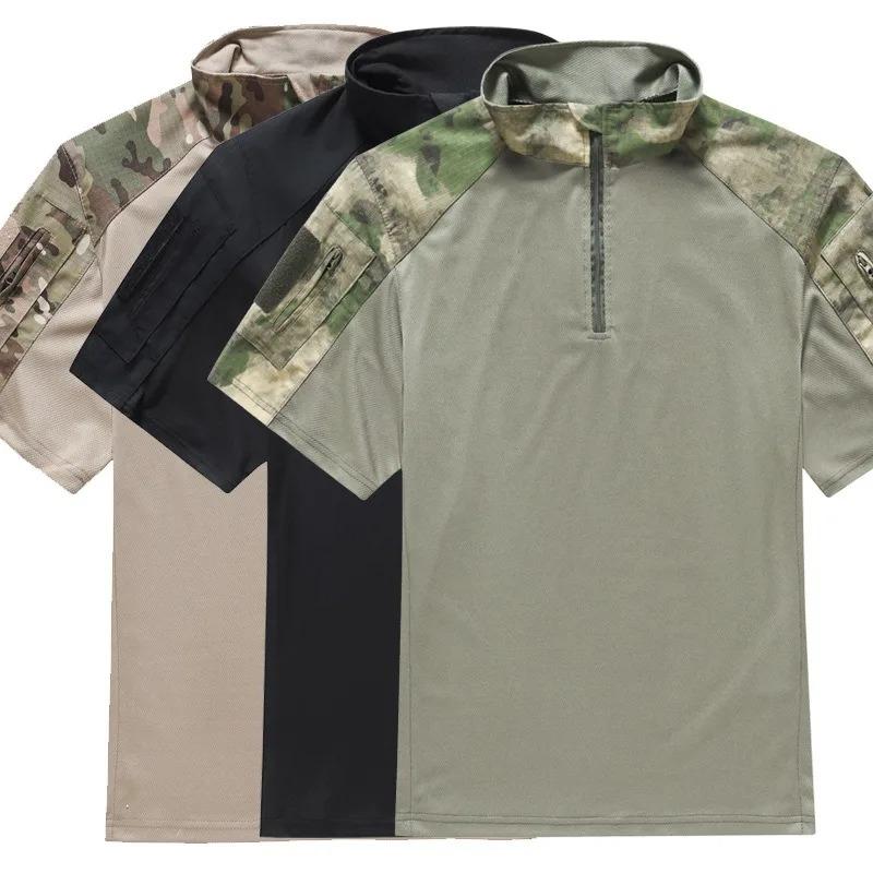 Short Sleeve Quick Dry T Shirt Men's T Shirt Outdoor Hiking Shirts Climbing  Breathable