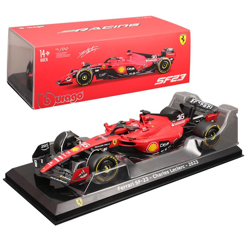 Bburago 1:24 RedBull RB19 Alloy Car Model F1 Racing 2023 Vehicles Toys Diecast Voiture Gift Red Bull RB18 SF23 W14 F1-75