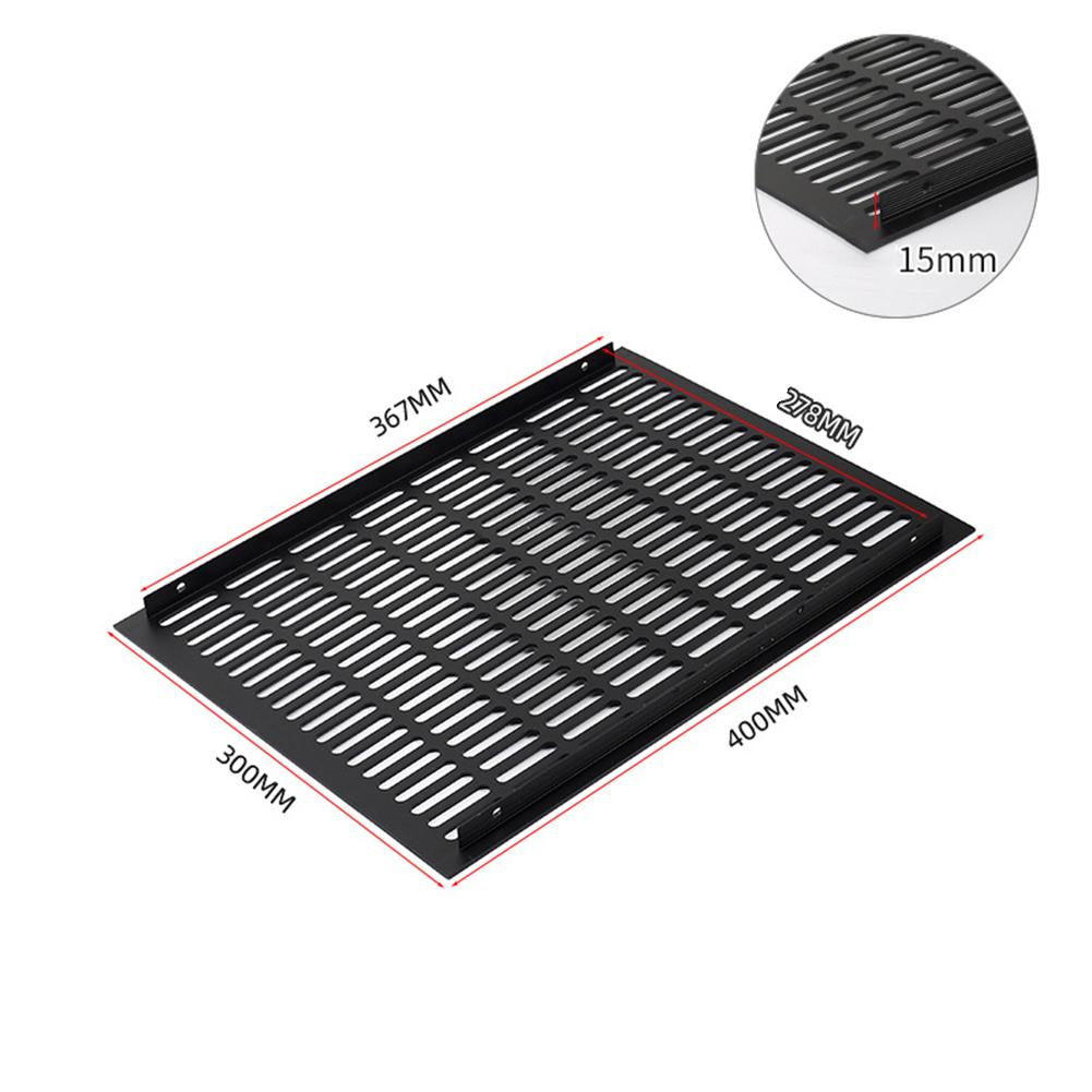 Breiter Lüftungsschlitz aus Aluminiumlegierung, perforiertes Blech, Stegplatte, Lüftungsgitter, Lüftungsschlitze, atmungsaktives Mesh-Lüftungsgitter für den Kleiderschrank