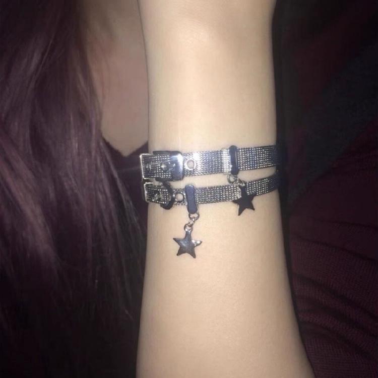 Belt Style Star Bracelet Star Pendant Bracelets Adjustable Chain Bracelets