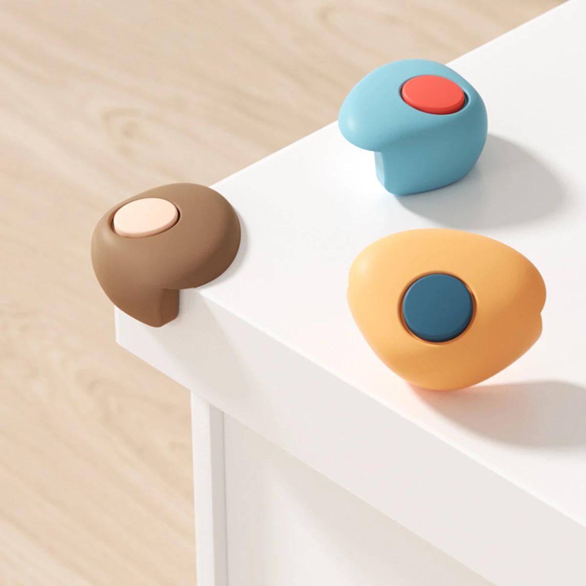 

1pc Anti-collision Angle Table CornerBicolor shells Anti-collisionProtection Table Corner CoffeeTable Furniture Soft WrappedEdge