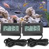 2Pcs Fish Tank Digital Thermometer Aquarium Temperature Gauge Monitor with Probe