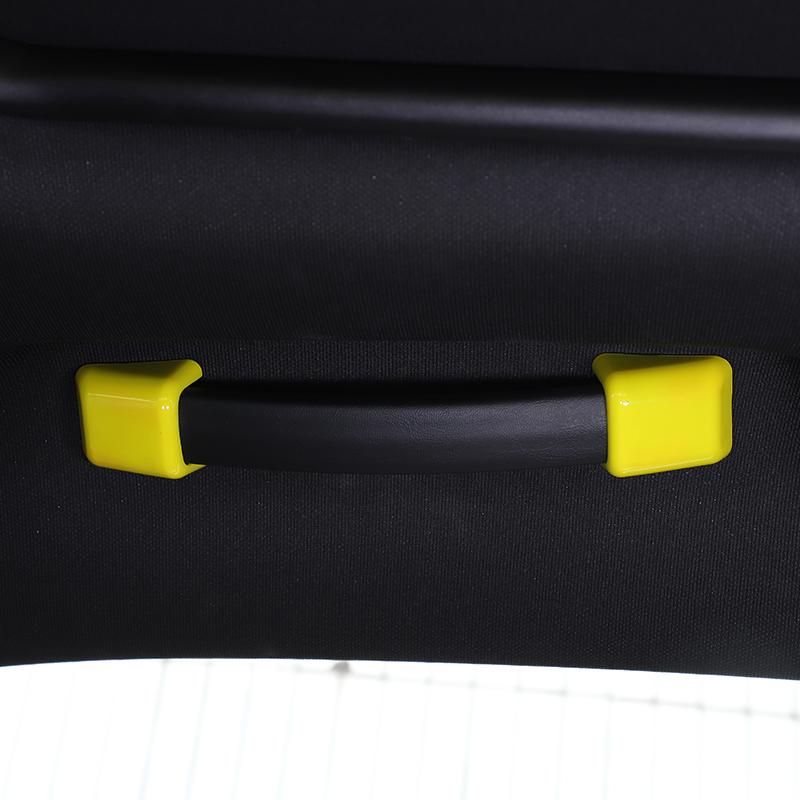  ABS Dach Griff Dekoration Abdeckung Aufkleber Fit Für Dodge Challenger 2010 Up Auto Ornament Innen Zubehör