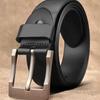 Retro Cowhide Belt Men'S Pin Buckle Belt Business Casual Trendy Men'S Simple Leather Belt