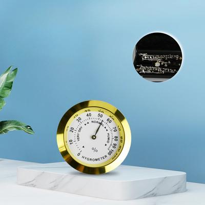 1PC Car Embedded Mini Thermometer, Humidometer, Humidometer, Musical Instrument Case, Moisture-proof Pointer Thermohygrometer