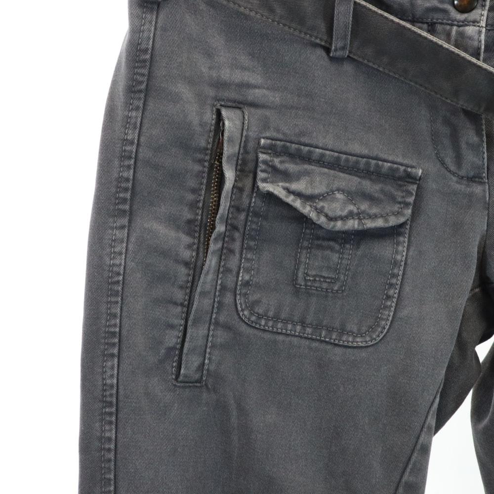 Neil Barrett Made In Italy Cargo Pants 38 Gray Women Used