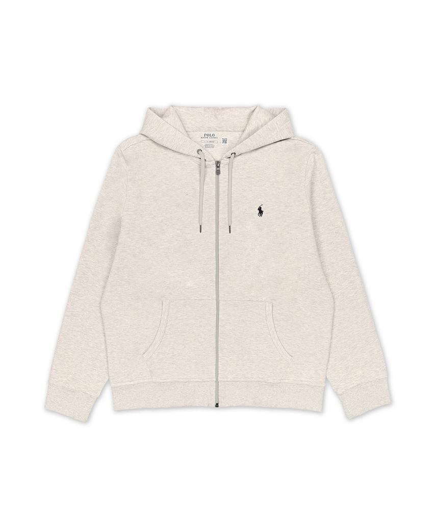 Polo Ralph Lauren Double Knit Full Zipper Hoodie - Grey