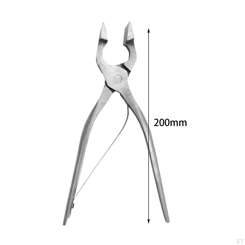 Leather Clamp Plier Flat Pliers DIY Hand Tools Bend Head Bag Making