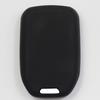 2pcs 3 Buttons Black Silicone Rubber Remote Smart Key Fob Case Cover Skin Protector Holder Jacket Compatible with GMC Acadia Terrain 2018