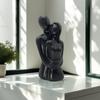 Modern Abstract Sculptures Resin Kissings Lover Figurines Statue Centerpieces for Living Room Office Home Decorations