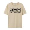 Eat Sleep Game Tshirt Cute Game Controller Cotton Men Tshirts Personalized Tops Tees Graphic T Shirts Men Oversized