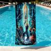 Toalha de Praia com Design de Impressão Final Fantasy, Macia, Leve. para Banheiro de Casa, Spa, Piscina, Yoga, Surfe, Acampamento, Presente para Família, Amigo